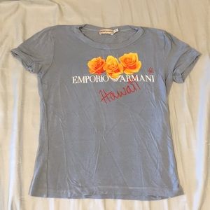 Emporio Armani Floral Hawaii T-Shirt